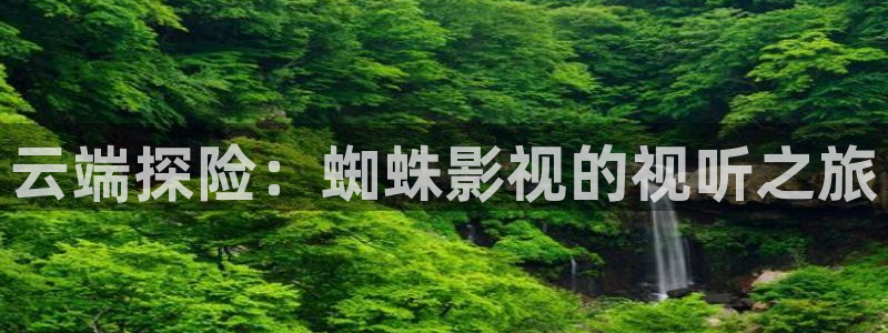 日韩理论电影在线看：云端探险：蜘蛛影视的视听之旅
