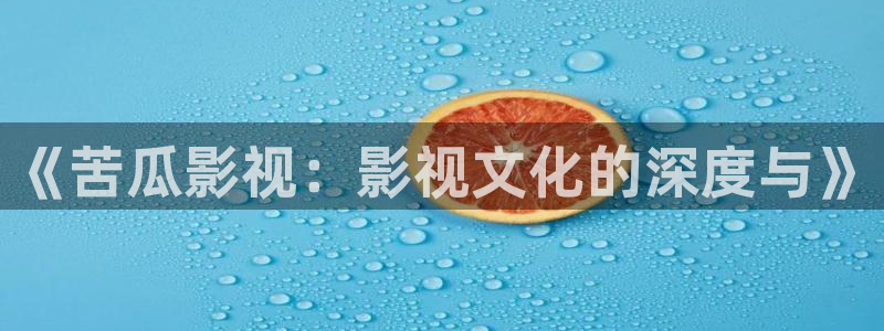 欧美理论电影大全：《苦瓜影视：影视文化的深度与》